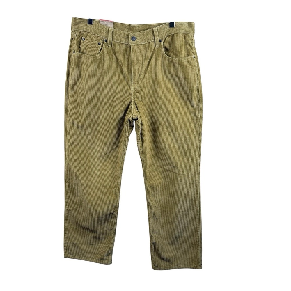 Levi's Mid Rise Low Pro Women Straight Leg Corduroy Pants 32‎ (36x30) NEW